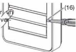 HAGER TN733 - Remplacement porte-nom - 1