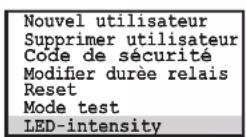 HAGER TN733 - Régler la luminosité d e l'indicateur LED - 1
