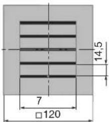 HAGER TN733 - elcom.modesta Modules plans de mesures - 2