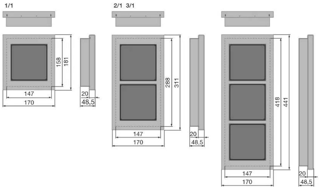 HAGER TN733 - elcom.modesta Modules plans de mesures - 36