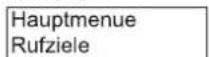 HAGER TN733 - Menu principal - Destinations d'appel - 1