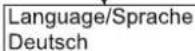 HAGER TN733 - Menu principal - Langue - 2