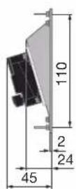 HAGER TN733 - elcom.modesta Modules plans de mesures - 32