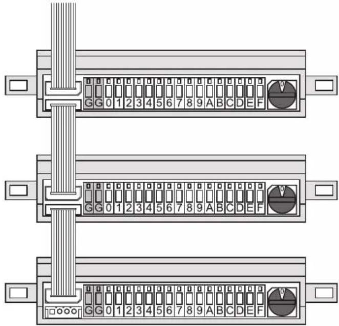 HAGER TN733 - Mise en cascade - 1