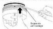 HAGER RXA05X - Démontage du détecteur - 1