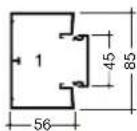 HAGER LFF71H1199016 - queraz PVC - 2