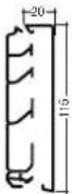 HAGER LFF71H1199016 - appareillage en saillie et moulures - 64
