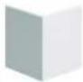 HAGER SL201159039016 - Dérivations possibles sur angle plat, 3D et té queraz PVC - 18