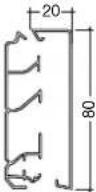 HAGER LFF71H0909016 - appareillage en saillie et moulures - 61