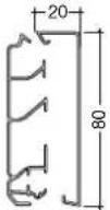 HAGER SL200559039016 - appareillage en saillie et moulures - 55
