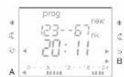 HAGER EG203P - Progrunlation de l'horloge - 1