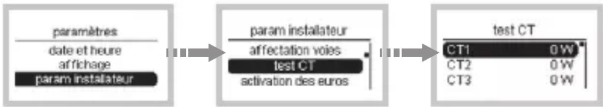 HAGER EC453 - Test pour vérifier si les voies Elec (CT) sont bien raccordées - 1