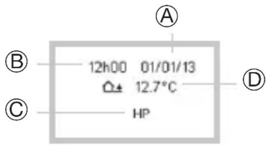 HAGER EC450 - Ecran d'information - 1