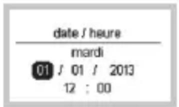 HAGER EC450 - Réglage initial de la date et de l'heure - 1