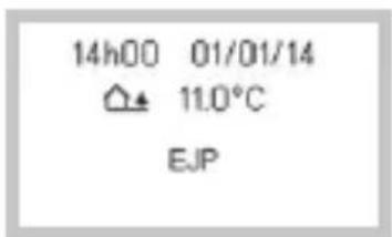 HAGER EC450 - Exemple pour un tarif EJP - 2