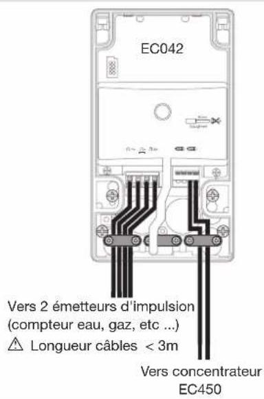 HAGER EC041 - \section*{Caracteristiques de l'entrée impulsion} - 4