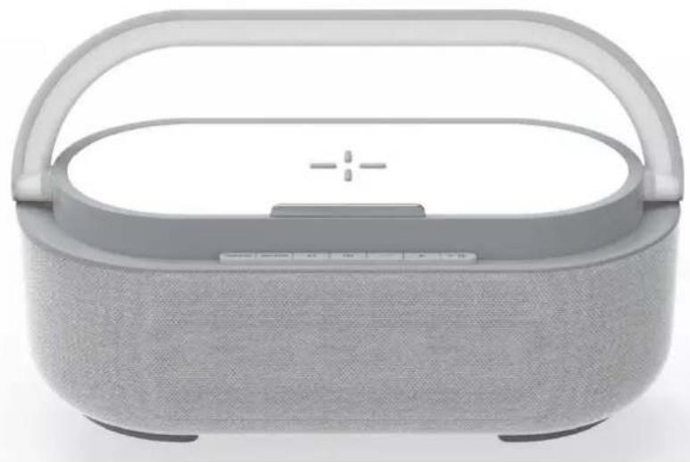 LIVOO TES259 - Enceinte LED chargeur induction rapide - 1