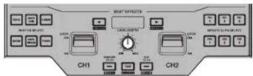 PIONEER DJM-S9 - Actionnez la commande [LEVEL/DEPTH] pour ajuster les paramètres de l'effet. - 1