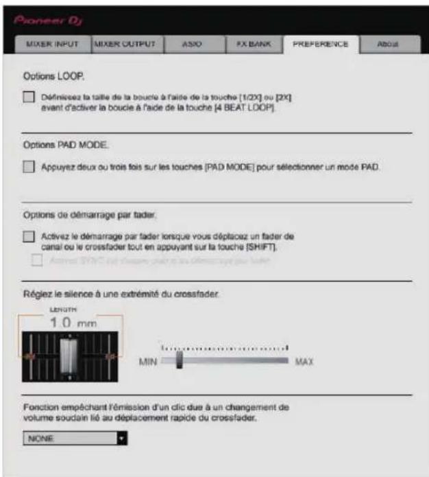 PIONEER DJM-S9 - Changement des réglages - 1