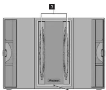 PIONEER XPRS215S - Voyant FRONT LED - 3