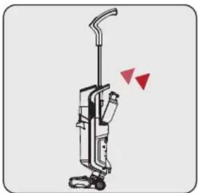 BEKO VRW 80318 VB - Clean water tank mounting - 1