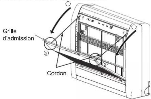 FUJITSU Airstage AGYA014GCGH - Retirez de la Grille d'admission. - 1
