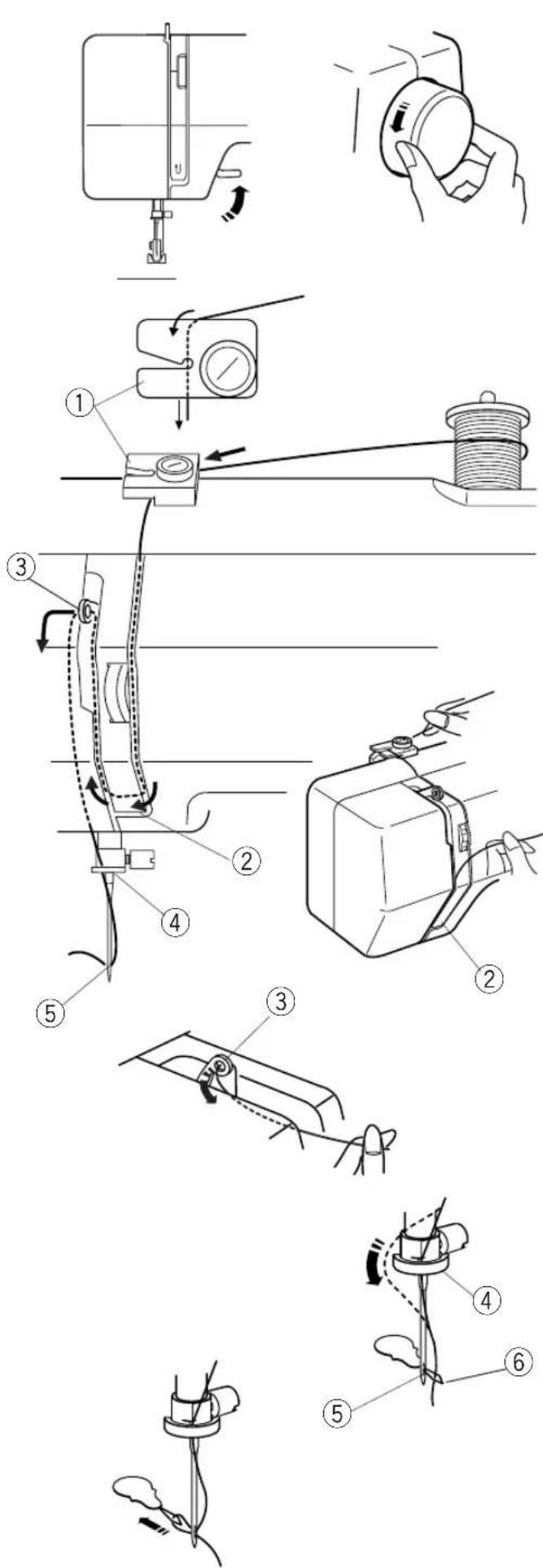 JANOME Purple Thunder - Inserting the bobbin - 1