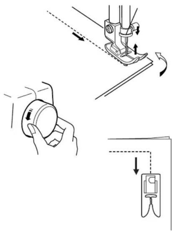 JANOME Purple Thunder - Finition d'une couture - 1