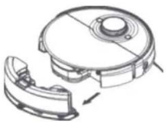 WILFA Innobot RVC-D4000LIN - ZBIORNIK NA WODE. - 1