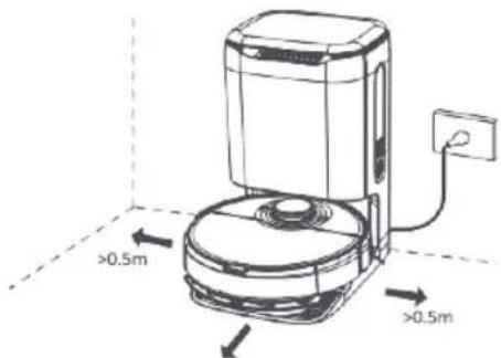WILFA Innobot RVC-D4000LIN - INSCHAKELEN EN OPLADEN - 1