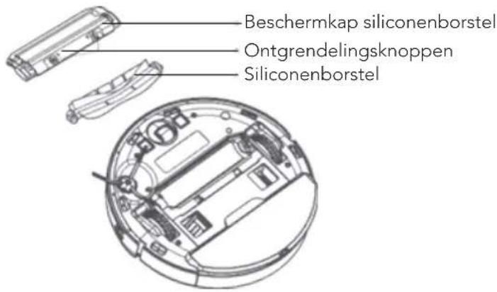 WILFA Innobot RVC-D4000LIN - SILICONENBORSTEL - 1
