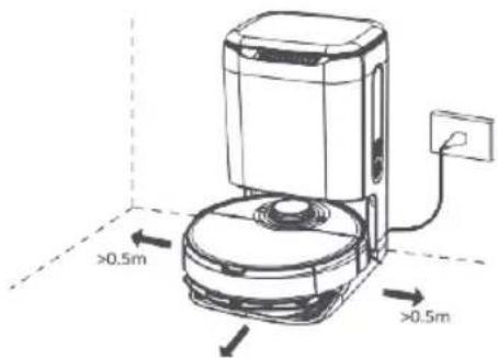 WILFA Innobot RVC-D4000AI - POWER ON AND CHARGE - 1