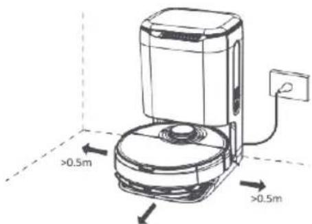 WILFA Innobot RVC-D4000SL+ - INSCHAKELEN EN OPLADEN - 1