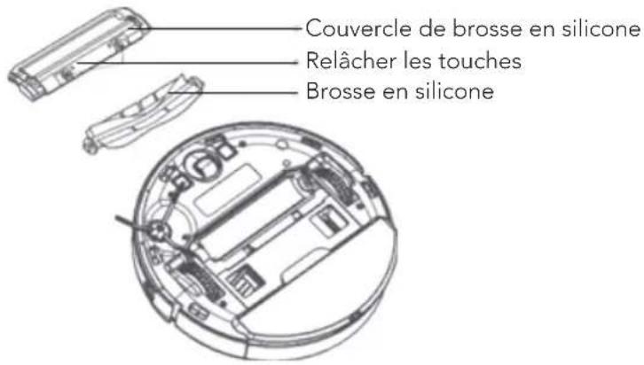 WILFA Innobot RVC-D4000SL - BROSSE EN SILICONE - 1