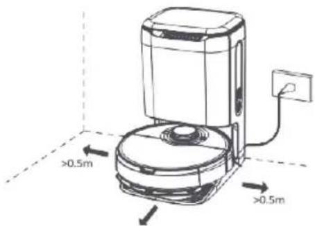 WILFA Innobot RVC-D4000SL - SLÅ PÅ OCH LADDA - 1