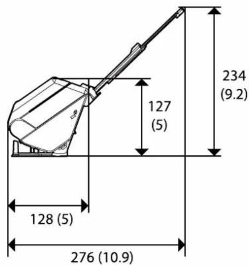 234 (9.2) 127 (5) 128 (5) 276 (10.9)