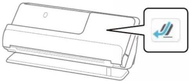 EPSON ES-C380W - Lors de la numérisation de cartes plastifiées (vérifier la position du scanner) - 1