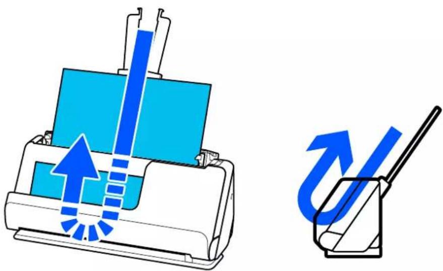 EPSON ES-C380W - Position verticale de la trajectoire - 1