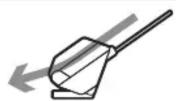 EPSON RR-400W - Straight path position • Position de chemin droit - 1