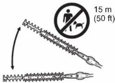 15 m (50 ft)