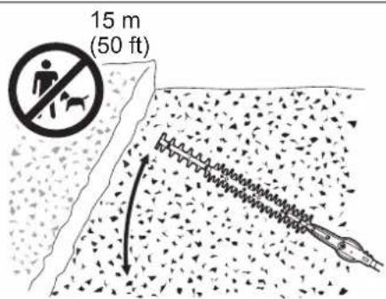 15 m (50 ft)