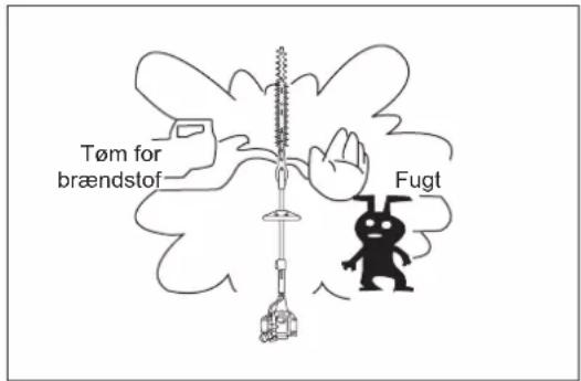 Tøm for brændstof Fugt