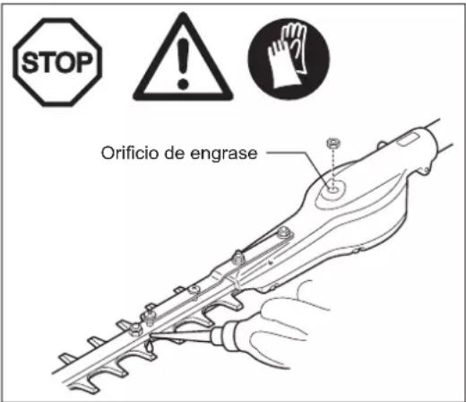 STOP Orificio de engrase