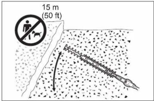 15 m (50 ft)