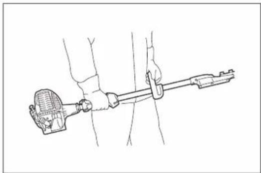 DOLMAR MH-246.4 DS - CHECKUP OF LOW-SPEED ROTATION - 5