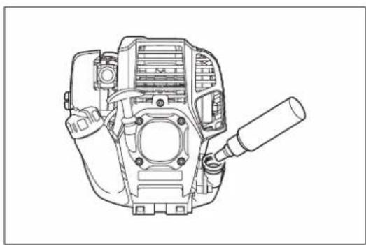 DOLMAR MH-246.4 DS - Point 1 in Replacement of oil: "Oil cap" - 3