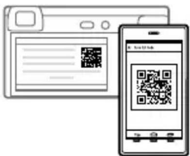 SONY Alpha 7C II - Yhdistä kamera ja älypuhelin käyttämällä QR Code. - 1