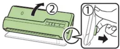 EPSON ES-C220 - Straight path position • Position de chemin droit - 3