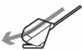 EPSON ES-C220 - Straight path position • Position de chemin droit - 1