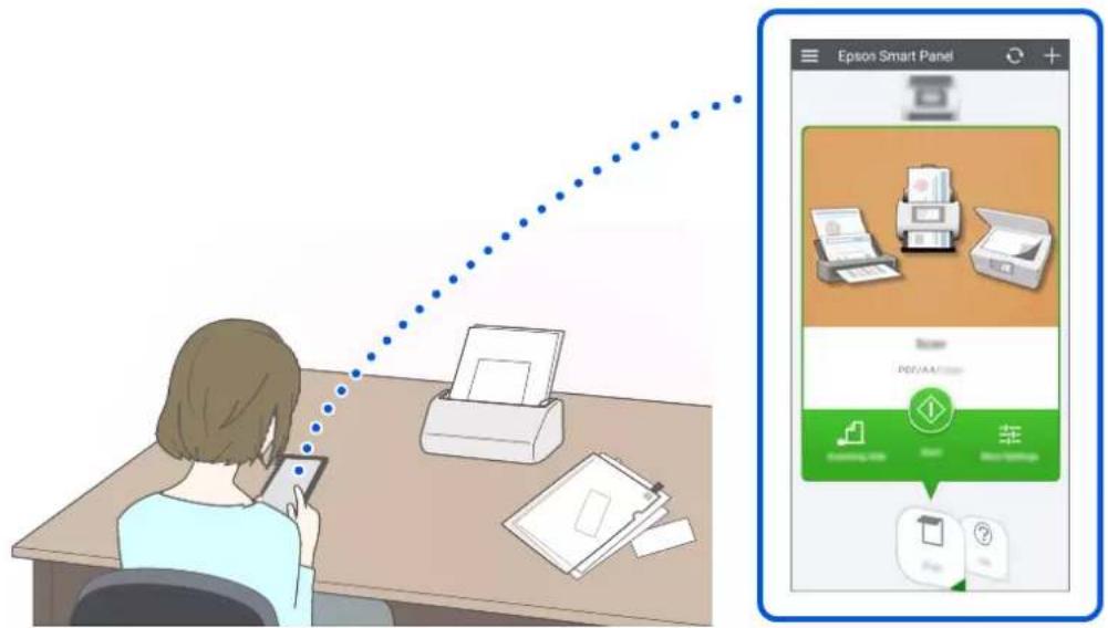 EPSON ES-C320W - Compatibilité avec Epson Smart Panel, une application pour les appareils intelligents - 2